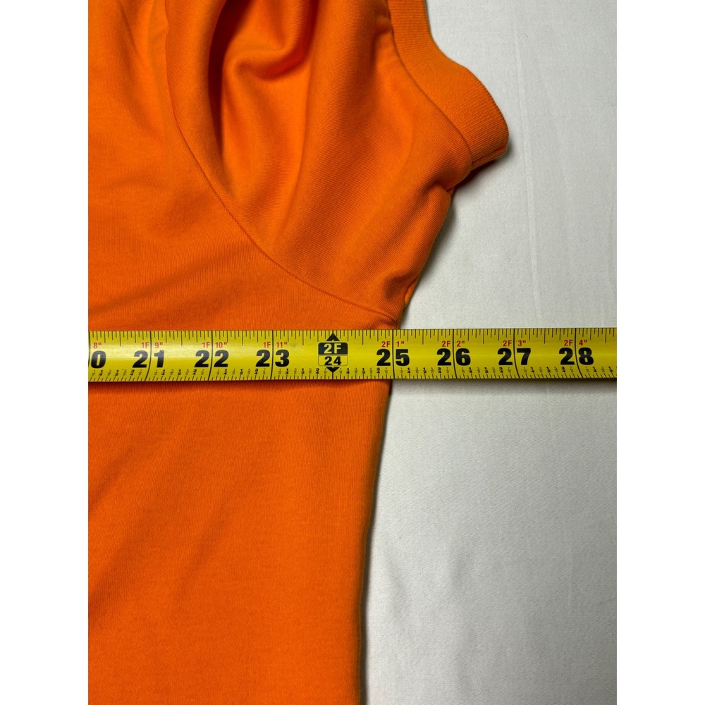 Polo Ralph Lauren Mens Orange Polo Shirt XL Embroidered Pony Logo Short Sleeve - Picture 6 of 6
